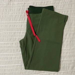 FIGS Dark Olive pants